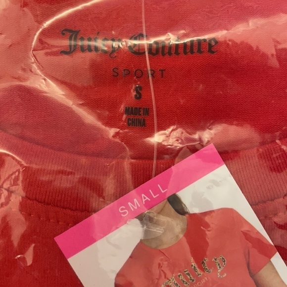 New Juicy Couture Women's Sport Foil Script Tee - Picture 3 of 11